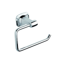 Porta rotolo aperto da parete Cromo in Ottone cromato Mod. Aida