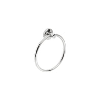 Porta asciugamani ad anello da parete Lucida in Acciaio Mod. T-Line