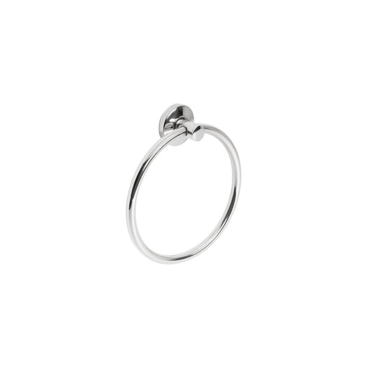 Porta asciugamani ad anello da parete Lucida in Acciaio Mod. T-Line