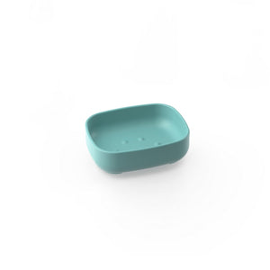 Porta sapone da appoggio Turchese in Resine Termoplastiche Mod. Pod
