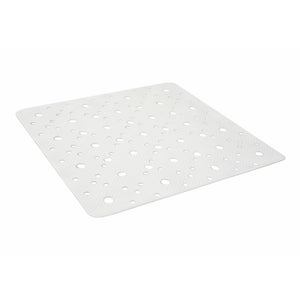 Tappeto Antiscivolo doccia  Bianco in PVC atossico Mod. Geco