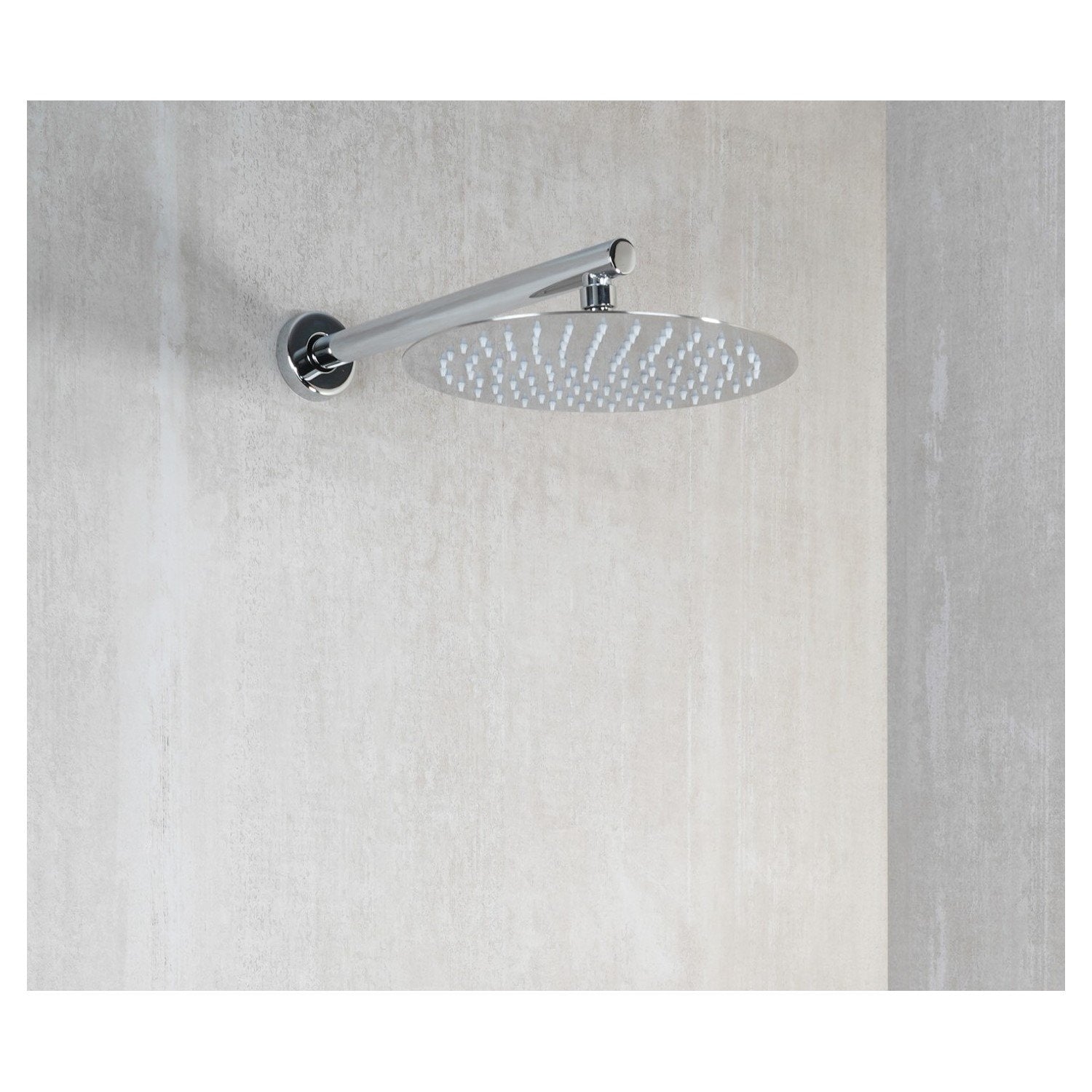 Soffione Doccia tondo Cromo in Acciaio inox Mod. Smart