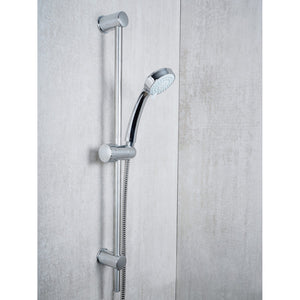 Saliscendi Doccia 3 getti Doppia aggraffatura in Acciaio inox e ABS Mod. Ischia