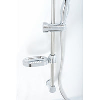 Saliscendi Doccia 3 getti Doppia aggraffatura in Acciaio inox e ABS Mod. Sun-set