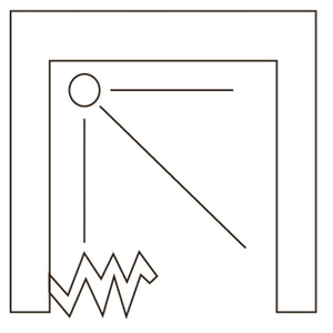 Porta doccia 80 CM in PVC mod. Vergine con apertura laterale