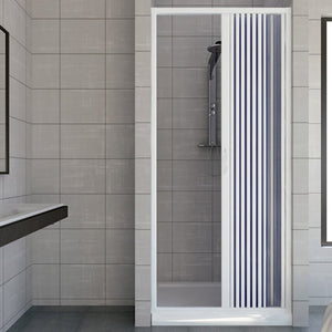 Porta doccia 150 CM in PVC mod. Vergine con apertura laterale