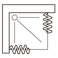 Box doccia 70x70 in PVC mod. Acquario con apertura centrale