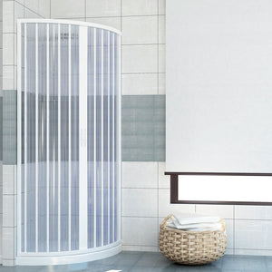 Box doccia 80x80 in PVC mod. Scorpione con apertura centrale