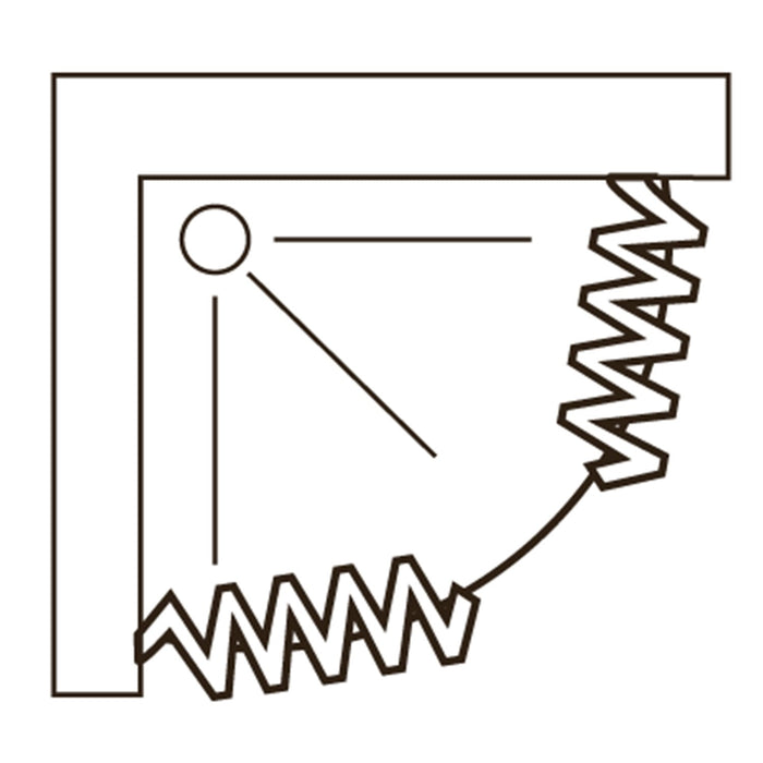 Box doccia 80x80 in PVC mod. Scorpione con apertura centrale