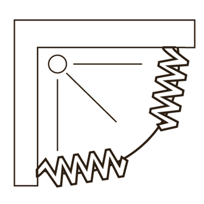 Box doccia 90x90 in PVC mod. Scorpione con apertura centrale