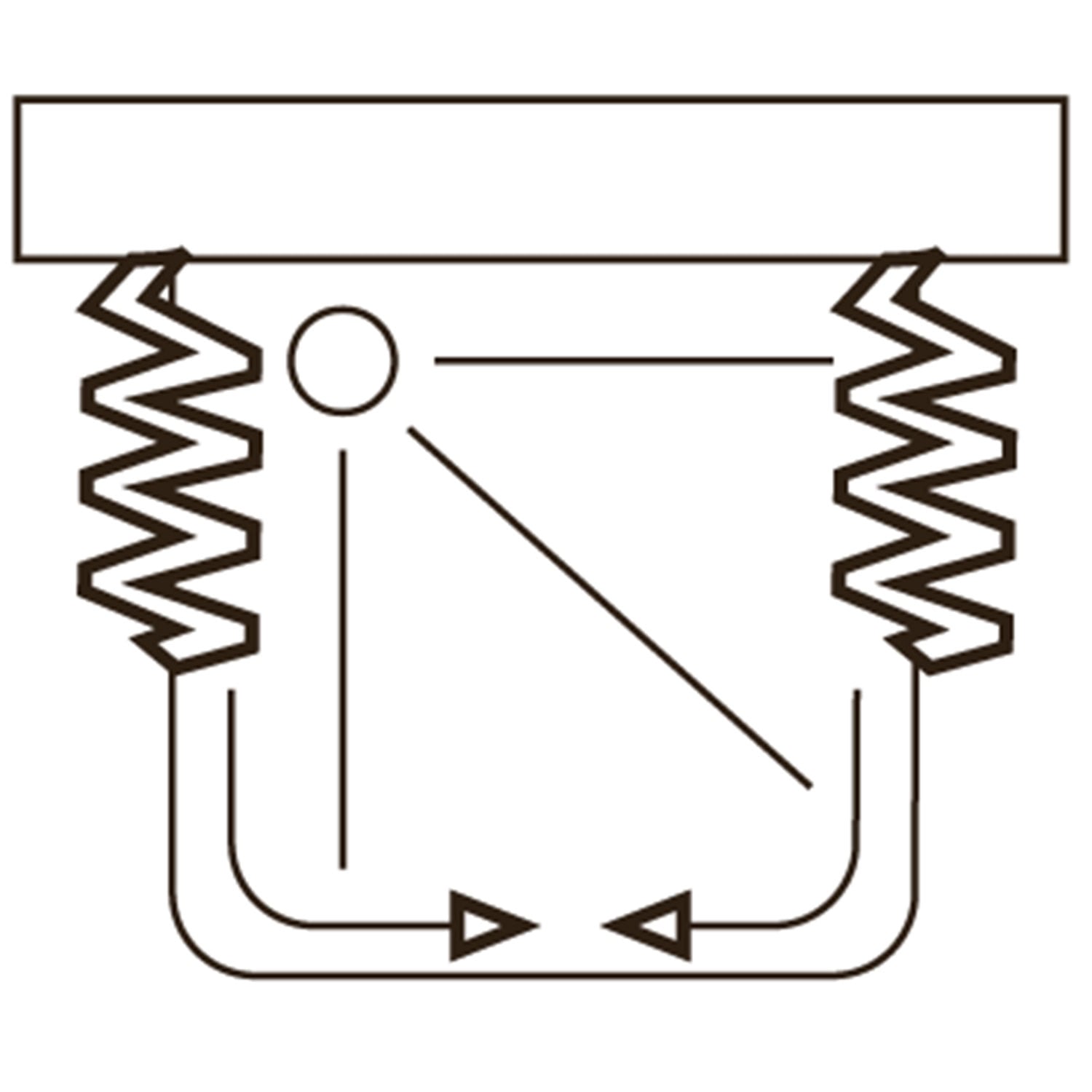 Box a 3 lati 70x70x70 in PVC mod. Ariete con apertura centrale