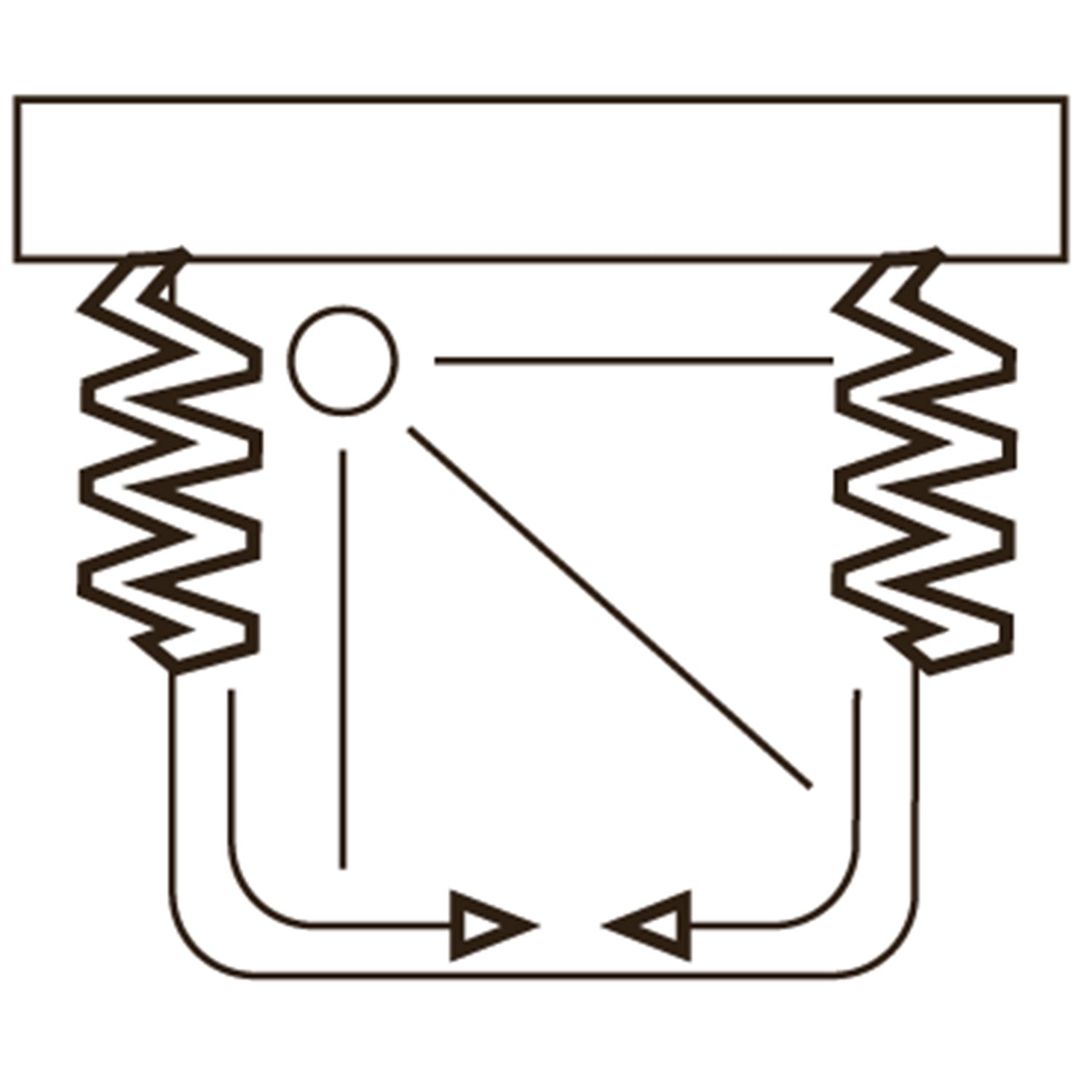 Box a 3 lati 70x90x70 in PVC mod. Ariete con apertura centrale