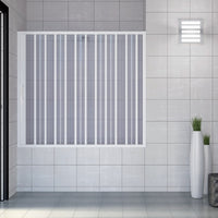 Porta doccia sopravasca 150 CM in PVC mod. Nina con apertura laterale