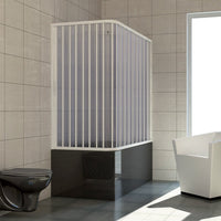 Box doccia sopravasca 70x170 in PVC mod. Nadia con apertura laterale