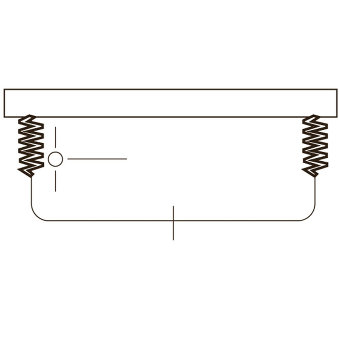 Box a 3 lati sopravasca 70x140 in PVC mod. Nicla con apertura centrale