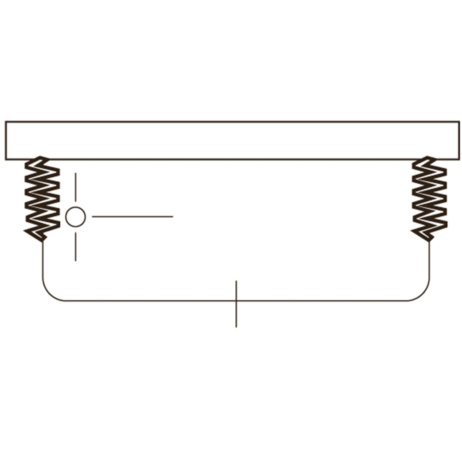 Box a 3 lati sopravasca 70x150 in PVC mod. Nicla con apertura centrale