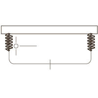 Box a 3 lati sopravasca 70x150 in PVC mod. Nicla con apertura centrale