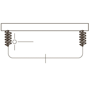 Box a 3 lati sopravasca 70x150 in PVC mod. Nicla con apertura centrale