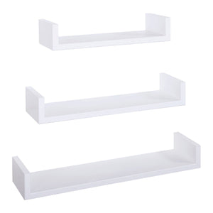 Mensole da Parete Set di 3 pz colore Bianco mod. Calamita