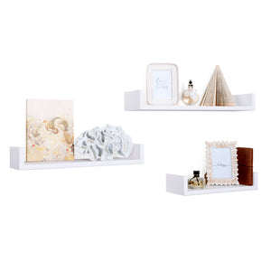 Mensole da Parete Set di 3 pz colore Bianco mod. Calamita
