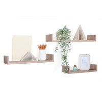 Mensole da Parete Set di 3 pz colore Rovere sagerau mod. Calamita