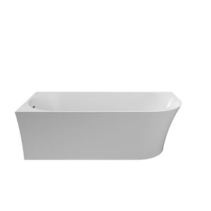 Vasca da bagno a muro 170cm bianco lucido LATO SINISTRO Mod. Olimpia