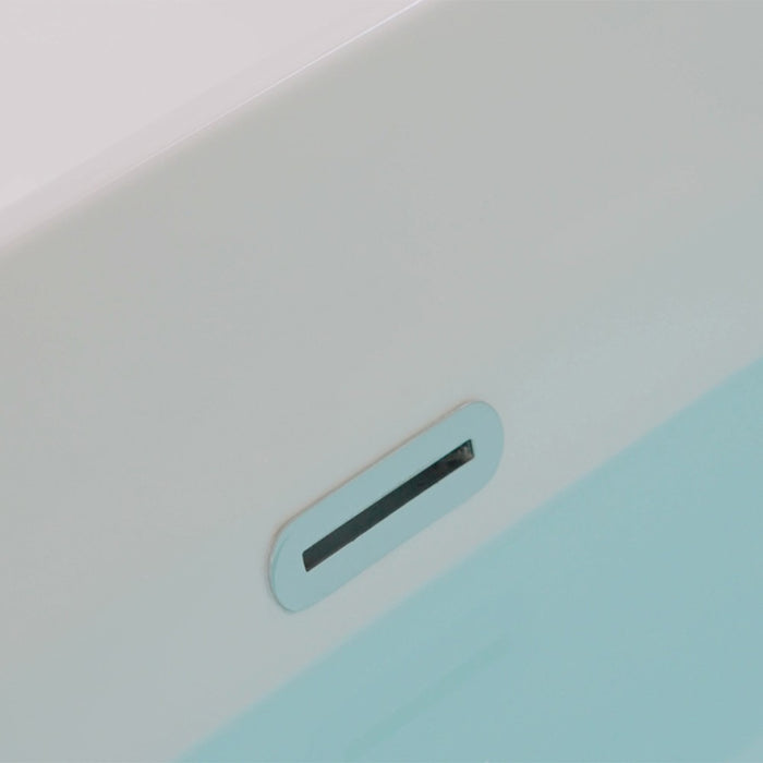 Vasca da bagno a parete 75x170 cm scarico incluso Kyla