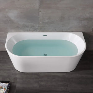 Vasca da bagno a parete 80x170 cm scarico incluso  Arya