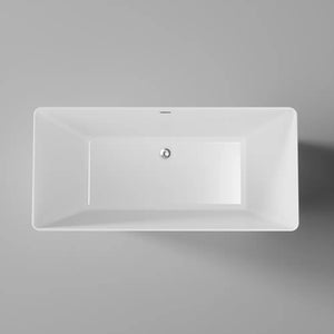 Vasca da bagno freestanding 170cm acrilico bianco lucido | Letizia