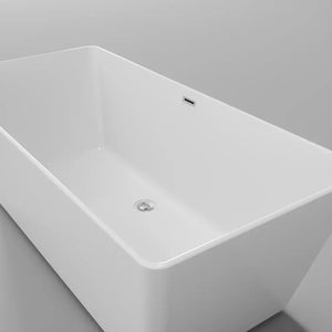 Vasca da bagno freestanding 170cm acrilico bianco lucido | Letizia