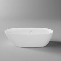 Vasca da bagno freestanding 180 cm acrilico bianco lucido centro stanza | Margherita  