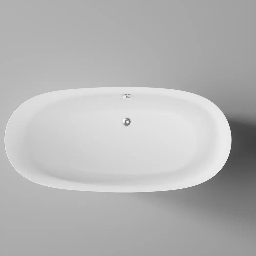 Vasca da bagno freestanding 180 cm acrilico bianco lucido centro stanza | Margherita  