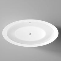 Vasca da bagno freestanding 185cm in acrilico bianco lucido | Toyo