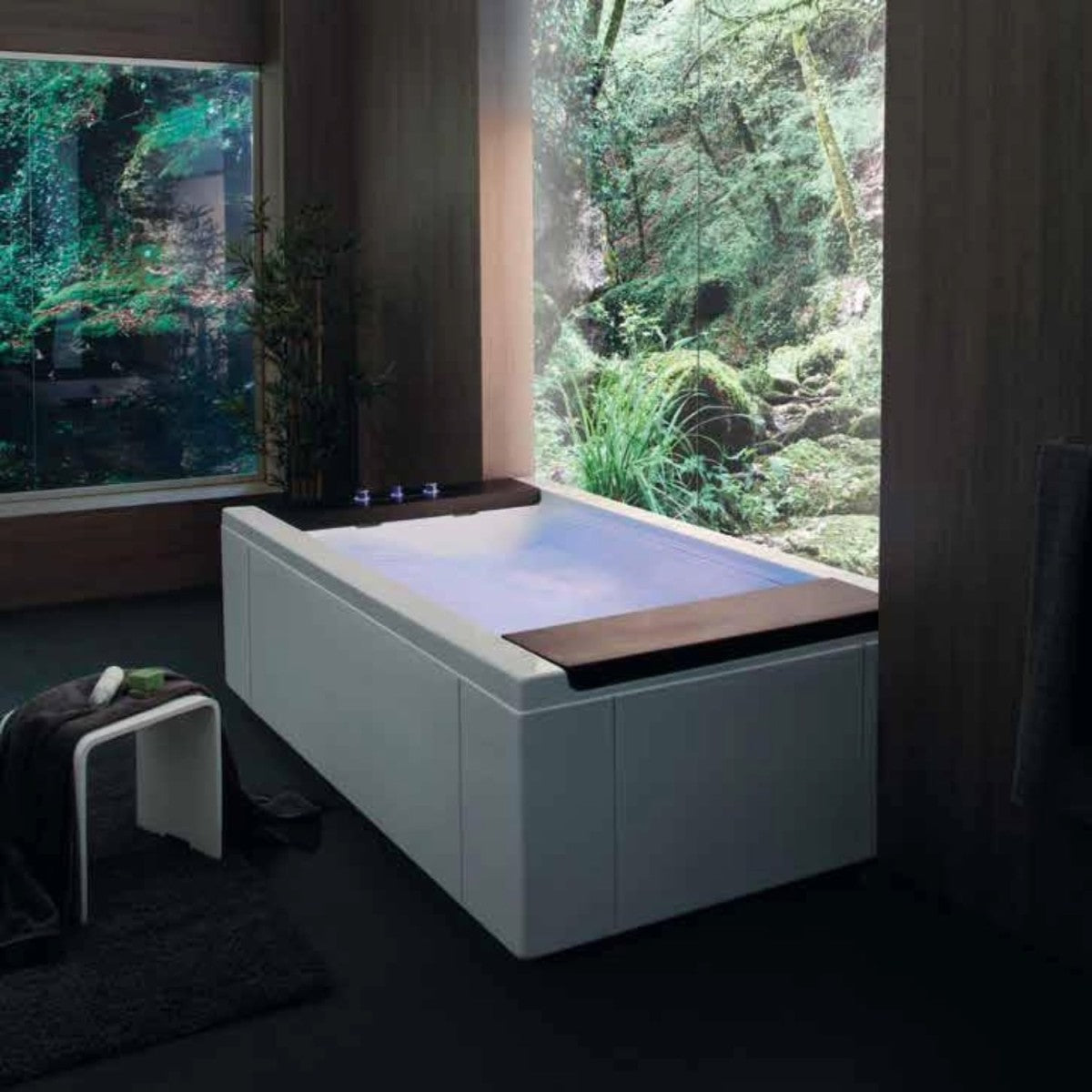 Vasca da bagno idromassaggio con cascata angel