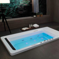 Vasca da bagno idromassaggio rettangolare mamorme, tipologia vasca solo guscio bianco