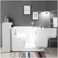 Vasca da bagno per anziani 130x90 sportello con apertura esterna a destra