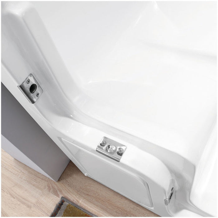 Vasca da bagno per anziani 130x90 sportello con apertura esterna a destra