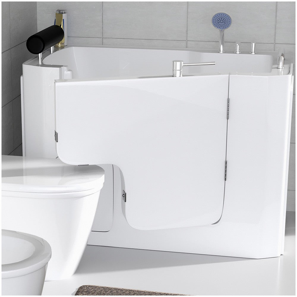 Vasca da bagno per anziani 130x90 sportello con apertura esterna a destra