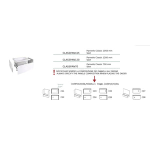 Vasca da bagno rettangolare pega in acrilico sanitario bianco, dimensioni 120x70, tipologia vasca solo giscio altre