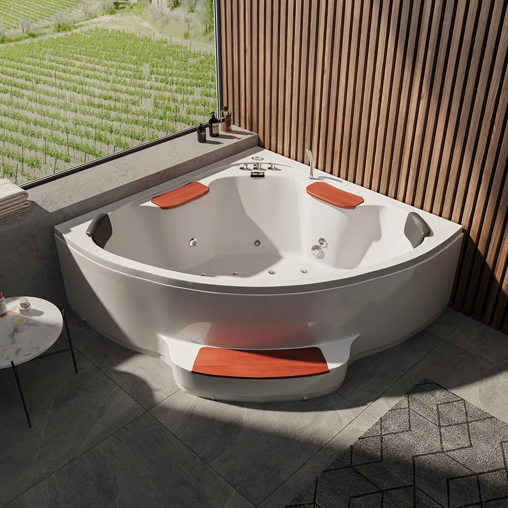 Vasca idromassaggio due posti 135x135 cm riscaldamento e idroterapia | Ocean