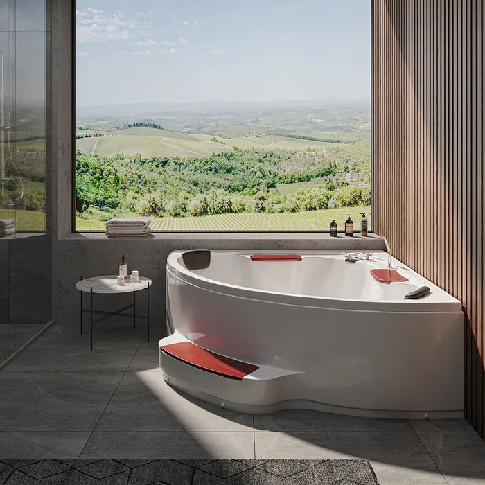 Vasca idromassaggio due posti 135x135 cm riscaldamento e idroterapia | Ocean