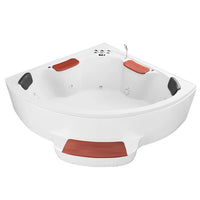 Vasca idromassaggio due posti 135x135 cm idroterapia e cromoterapia | Ocean Eco