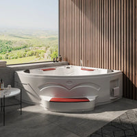 Vasca idromassaggio due posti 150x150 cm riscaldamento cromoterapia e idroterapia | Ocean