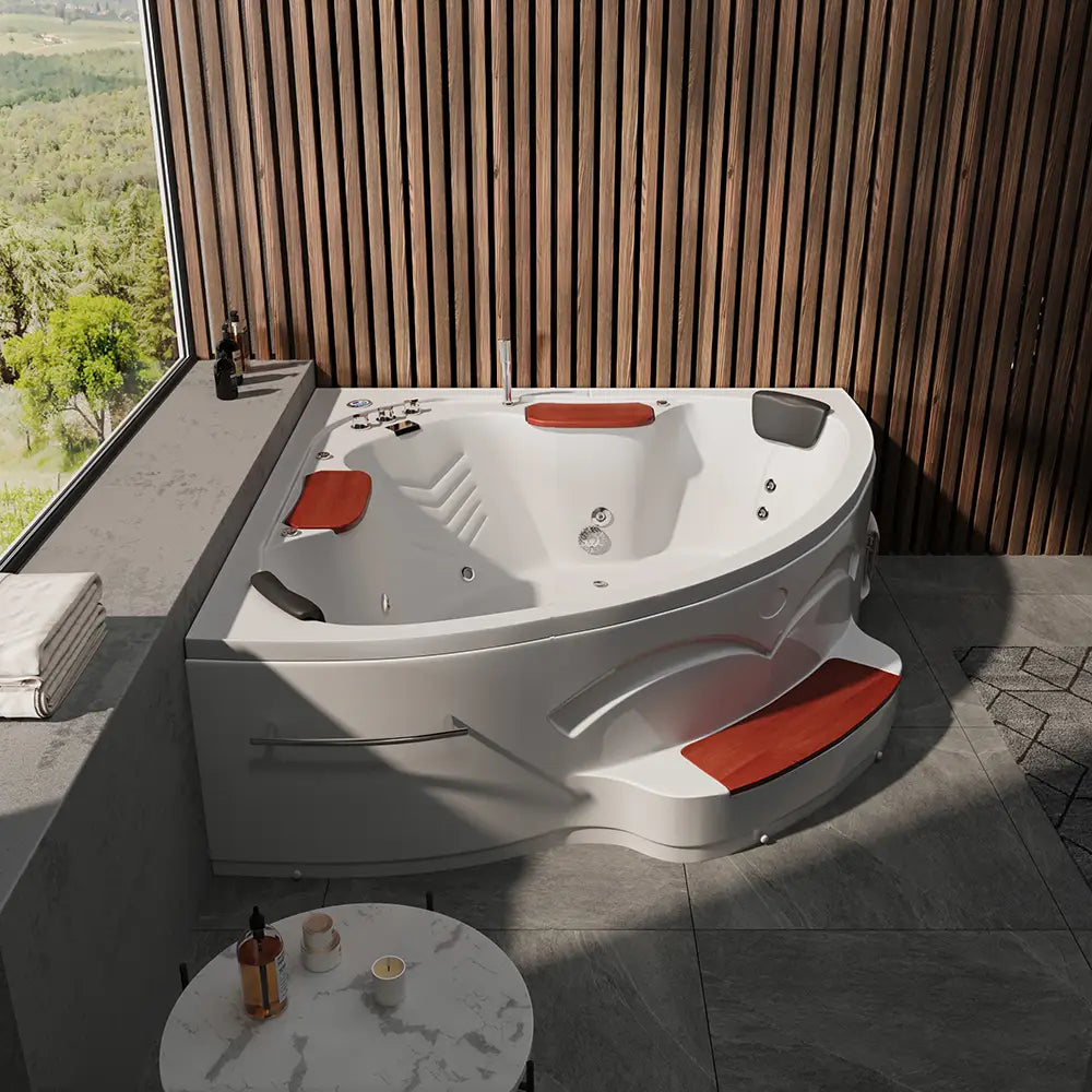 Vasca idromassaggio due posti 150x150 cm riscaldamento cromoterapia e idroterapia | Ocean