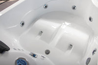 Vasca idromassaggio due posti 180x140 cm riscaldamento e cromoterapia | Lullaby