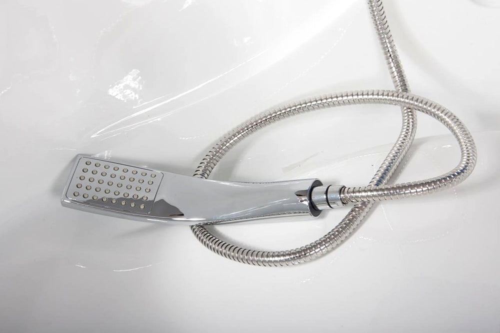 Vasca idromassaggio due posti 180x140 cm design moderno e cromoterapia | Lullaby Eco