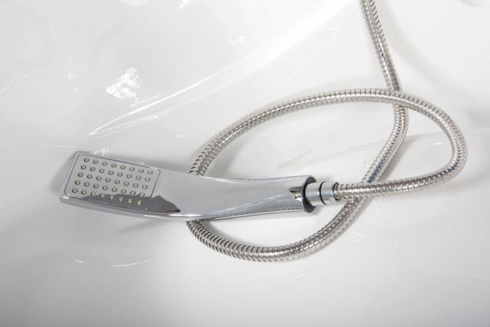 Vasca idromassaggio due posti 180x140 cm design moderno e cromoterapia | Lullaby Eco