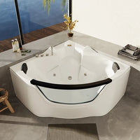 Vasca idromassaggio angolare 135x135 da interno design moderno | Bliss Eco