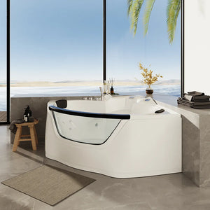 Vasca idromassaggio angolare 150x150 da interno con riscaldamento | Bliss