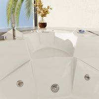 Vasca idromassaggio angolare 150x150 da interno con riscaldamento | Bliss